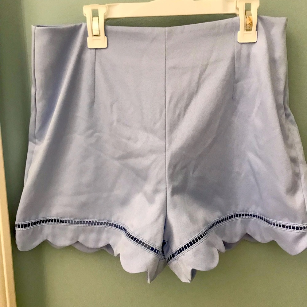 Scalloped shorts